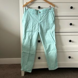 Mint Green Khakis by gap. Size 4.